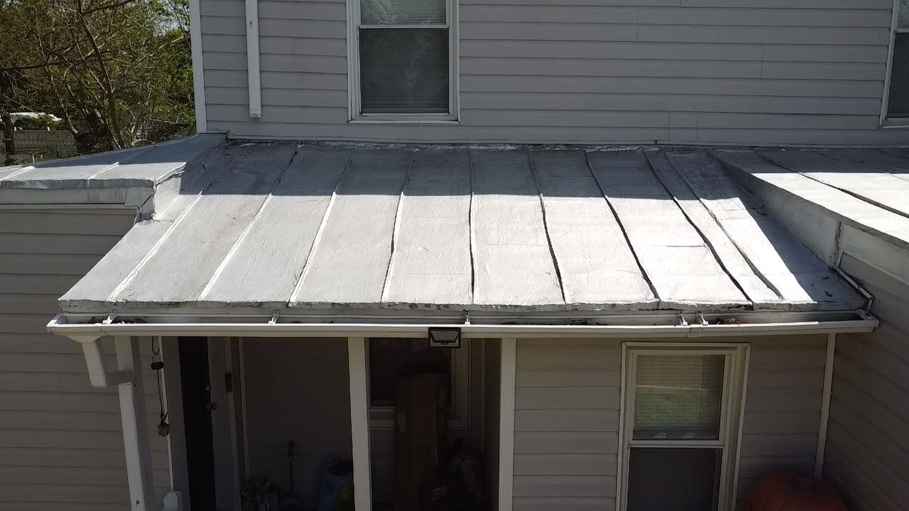 Roof before standing seam metal installation